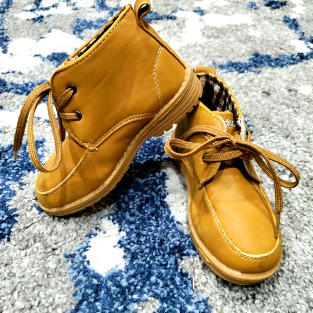 Akademiks toddler boy work hiking boots size 8